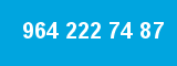 964 222 74 87 964 222 74 87